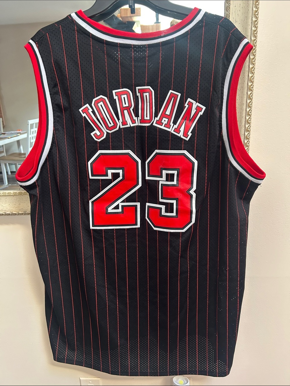 Bulls #23 Basketball Jersey in Black and Red - Classic Sleeveless Fit - Picture 3 of 3